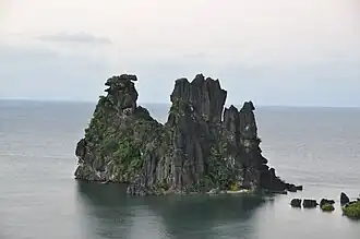 "La Poule" (the hen) cliff in Hienghène