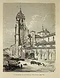 Le Monastére de las Huelgas, près Burgos by Gustave Doré in 1874.