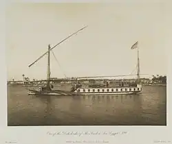 "One of the dahabeahs of Thos. Cook & Son, (Egypt) Ltd." (1893)