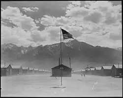 Manzanar internment camp for Japanese-Americans in 1942