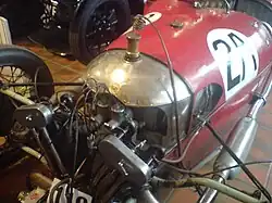 Engine of a Morgan three-wheeler