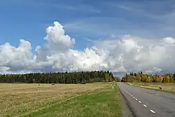 Ääsmäe-Haapsalu road in Kabila