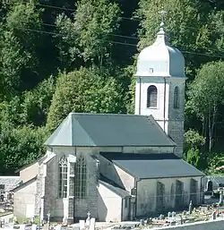 The church in Chaux-des-Crotenay
