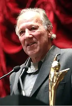 Werner Herzog receiving the honorary Golden Alexander (2009)