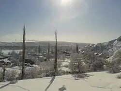 Winter in the village of Altmarzayurt (Alty-Mirza-Yurt)