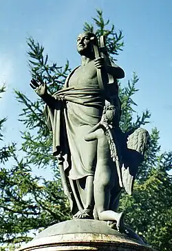Monument to Mikhail Lomonosov, in Arkhangelsk