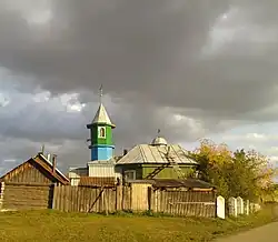 Mosque in Kuluyevo, along the Miass River, in Chelyabinsk.