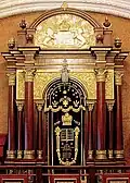 The Holy Ark of the synagogue