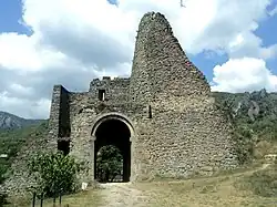 Southern side of the northern wall