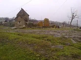 Khachkar chapel in Gomk