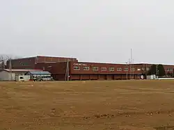 Exterior view of the former Tokoro Town Curling Hall facility (2011)