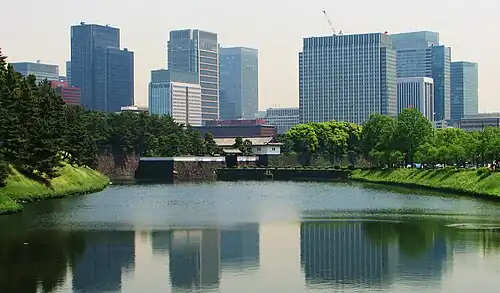 Part of Marunouchi seen from the west