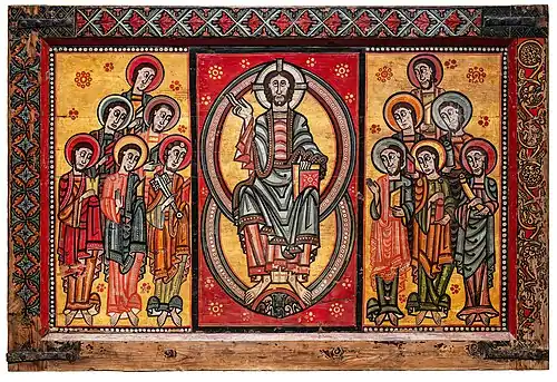 Frontal from La Seu d'Urgell or of The Apostles, now conserved at MNAC Barcelona