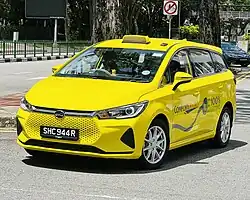 BYD e6, Citycab livery for electric taxis