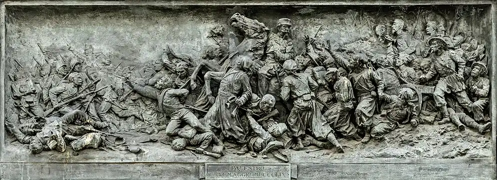 Battaglia di Palestro by Ettore Ferrari Venice