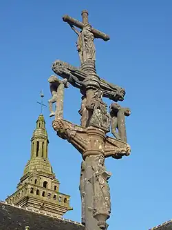 View from the reverse side of the cross