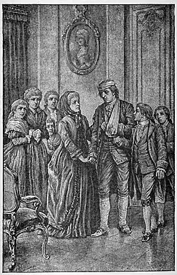 The Marquis returns to his family