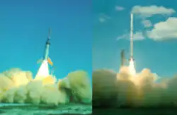 Wallops flight tests of Mercury capsule escape tower and Apollo heat shield aboard a Scout