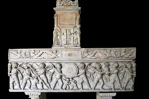 Roman sarcophagus with putti, c. 160 AD, marble, Vatican Museums, Rome, Italy