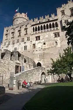 Façade of the castle