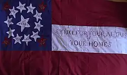 An example of the flag of the 10th Texas Cavalry