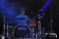 Falomir with The Aquabats in 2013