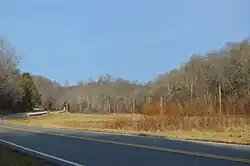 Along State Route 139 in the township's northeast