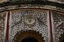 Stucco work in the Sitarñ Rama temple