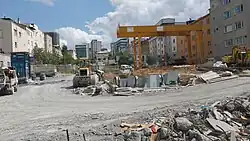 Construction site in September 2023