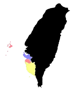 Image 1Administrative units of Taiwan under the Qing dynasty in 1685 (from History of Taiwan)