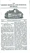 1828 Boston Medical and Surgical Journal
