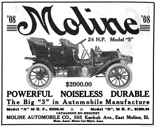 1908 Moline Model S Touring