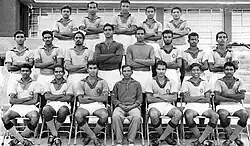 India national football team photo session before 1960 Olympics