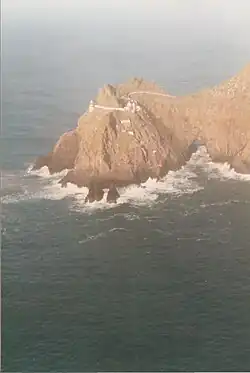 The lighthouse on the island