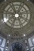View inside the church's dome