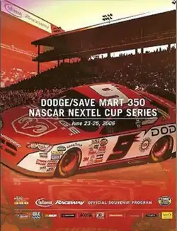 2006 Dodge/Save Mart 350 program cover