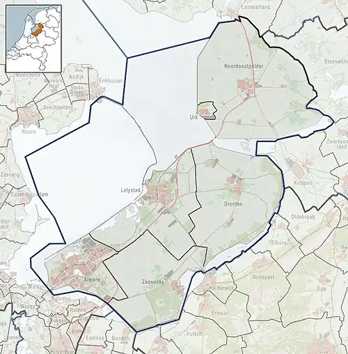 Veluwemeer is located in Flevoland