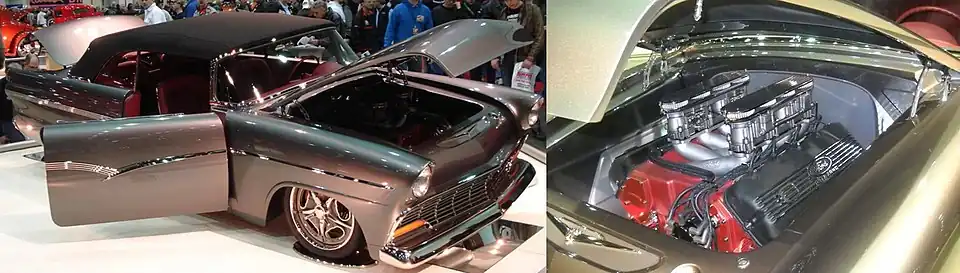 2011 Ridler Award winner – 1956 Ford Sunliner with an FE SOHC (Cammer)[58]