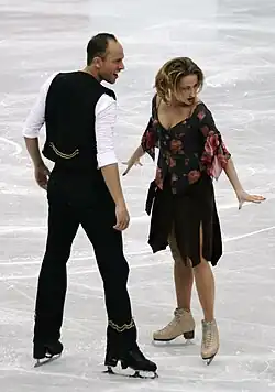 Nelli Zhiganshina and Alexander Gazsi at the 2012 World Championship