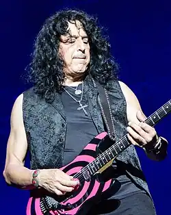 Ojeda performing in 2014