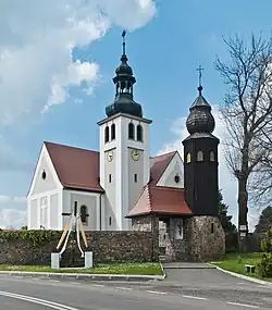 Saint George church in Kamienica