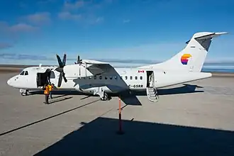 Packed gravel runway at Gjoa Haven Airport (YHK)