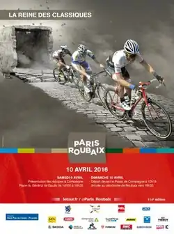 Sep Vanmarcke, Edvald Boasson Hagen, Mathew Hayman, Tom Boonen and Ian Stannard, cycling in a line at the end of the race