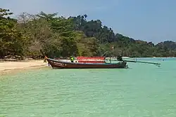 Long-tail boat at Ko Ngai