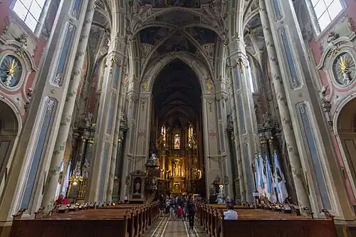 Interior of the cathedral