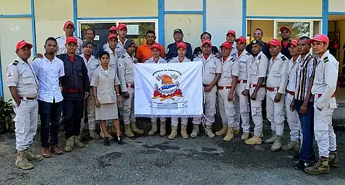 Fire brigade in Same