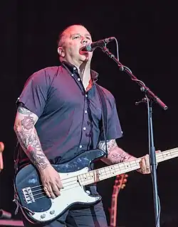 Freeman performing in 2017