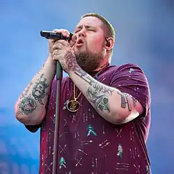 Rag'n'Bone Man performing at Rock Im Park, June 2017