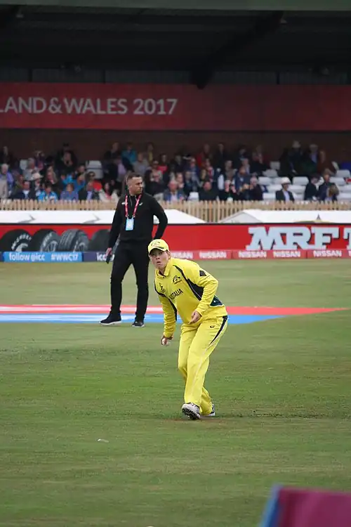 Lanning at the 2017 Women's Cricket World Cup