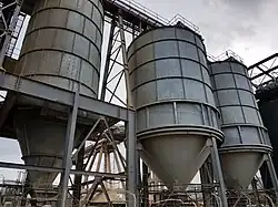 Cemex Silos at Angerstein Wharf